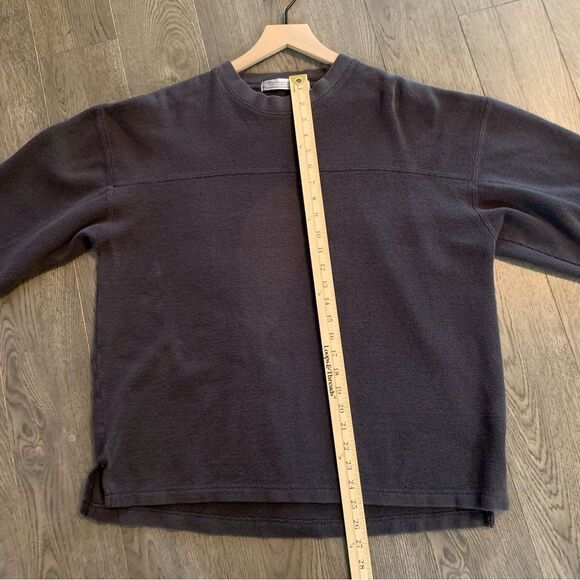 JOHN ASHFORD SPORT Men’s Medium Gray Thick Pullover Cotton Brushed Soft. - Picture 10 of 12